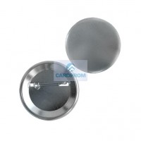25 мм - Заготовка круглого значка металл/булавка вдета (уп. 500шт) Talent