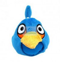 3д заготовка Angry birds синий 12cm (10шт)