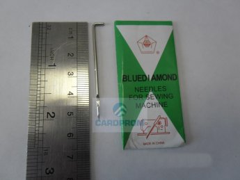 Иглы крючковые BlueDiamond (№54) 52мм/O1.5x O1.6 к ниткошв SX, MULLER (уп10 шт)