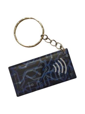 RFID брелок Temic T5577 перезаписываемый 50х25мм (уп. 10шт)