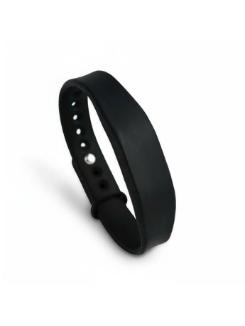 Силиконовый RFID браслет EM-Marine с застежкой HR Черный