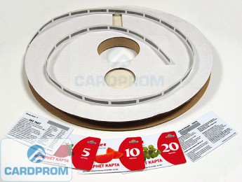 Скретч-этикетка 8*45 мм (12400 шт в ролике)