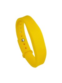 Силиконовый RFID браслет EM-Marine с застежкой HR Желтый