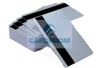 Серебряные глянцевые пластиковые карты ISO стандарт для прямой печати S3458 HiCo