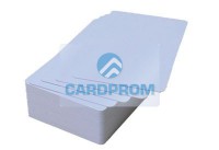 Белые тонкие пластиковые карты 0,5мм CR-80 (54 Х 86 мм) для прямой печати (уп. 500шт)