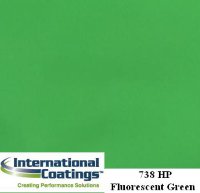 Краска пластизолевая флюорисцентная 738 HP Fluorescent Green галлон