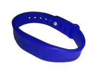 Силиконовый RFID браслет Mifare 1k с застежкой HR (уп. 10шт) Синий