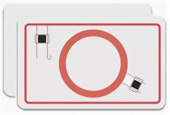 Тонкая комбинированная смарт карта с двумя чипами EM Marine + Mifare Plus X 2k 7b