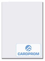 Белый листовой пластик подложка для односторонних карт 0,30мм формат А4 (уп. 200л)