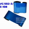 Монохромная лента синий металлик (blue metal), 1000 отпечатков VG502-3/Z-108