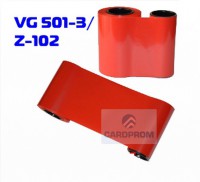 Монохромная красная (mars red) лента, 1000 отпечатков VG501-3/800015-102
