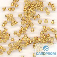 Люверсы золото d 5,5мм (1000 шт), Нидерланды