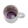 Кружка BD101-MD 11oz, рис. внутри «Счаcтливого дня матери!» (8 Марта)