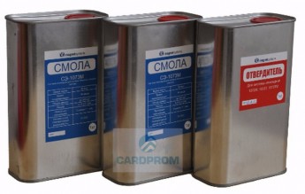 Смола мягкая, комплект (3кг + 1кг), компл