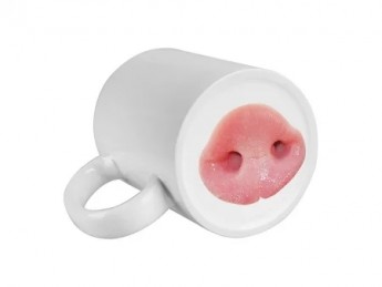 Кружка BD101-FM02 для термотрансфера 11oz, "Пятачок" на дне
