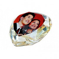 Заготовка SJ14 алмазное сердечко (80*80mm / Heart diamond) «без доп защитного стекла»