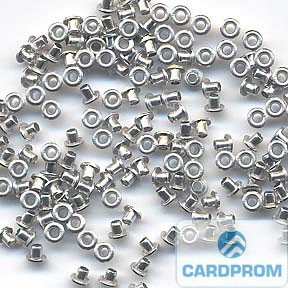 Люверсы серебро d 4mm (1000 шт.) для BW-JY-100